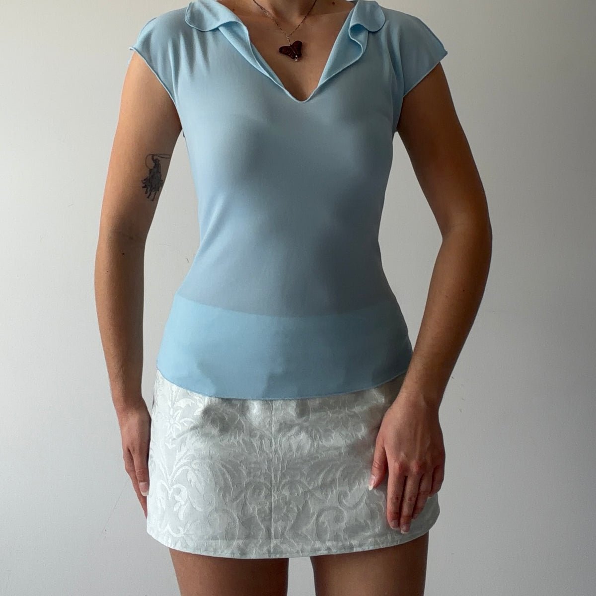 Vixen Baby Blue Tank Top | M