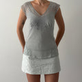Express Silk Lace Top | 8-10