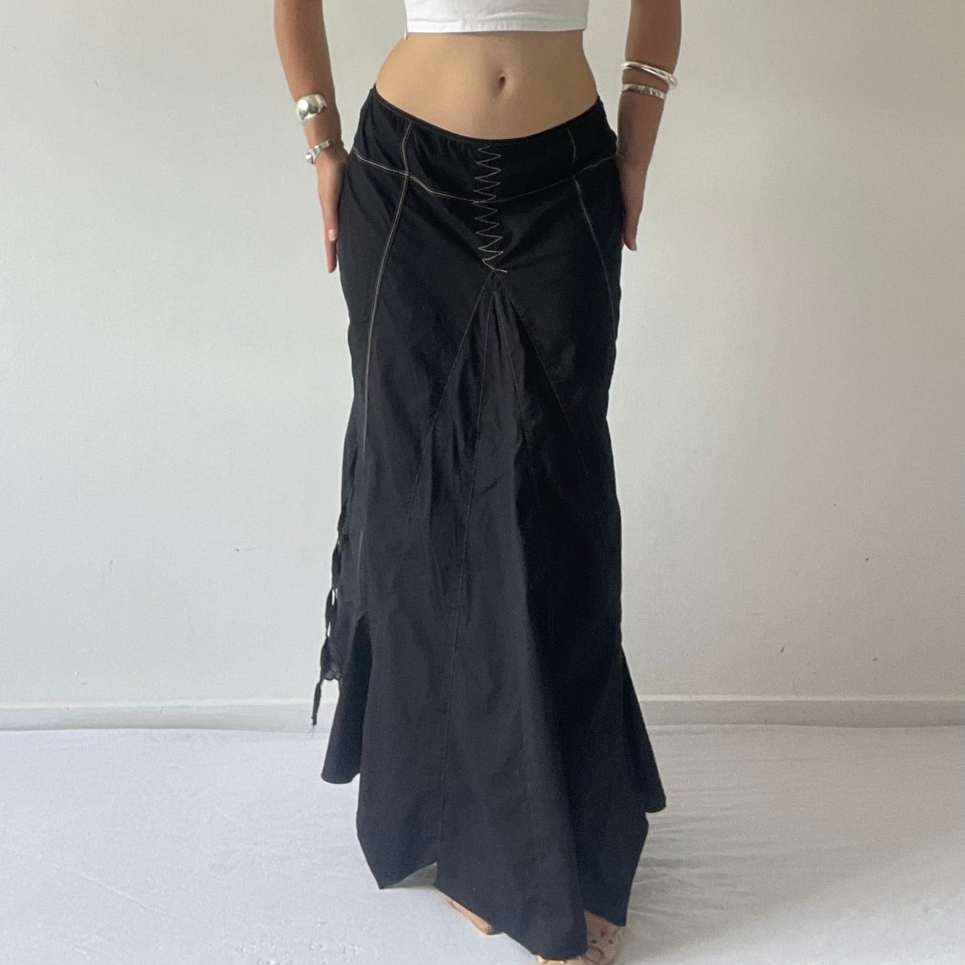 Grace Hill Contrast Midi Skirt | 8-10
