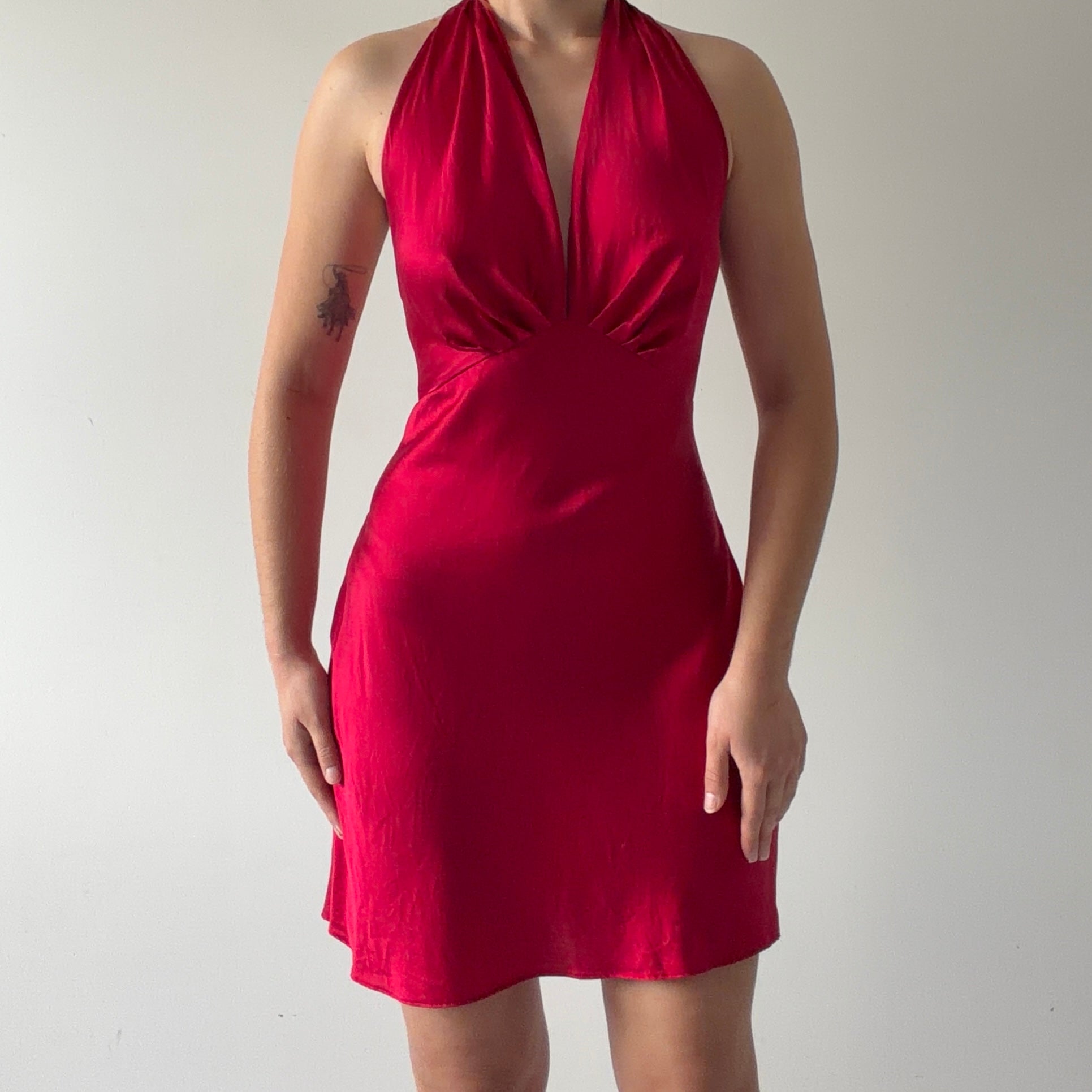 Victoria's Secret Gold Label Silk Mini Dress | S