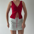 Rave Ruched Cami Top | Made in USA | 6-8