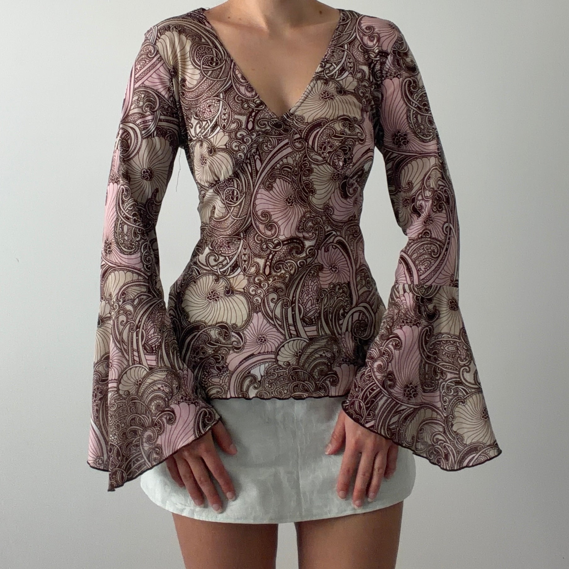 Route 66 Bell Sleeve Top | M