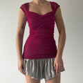Guess Mesh Babydoll Top | S
