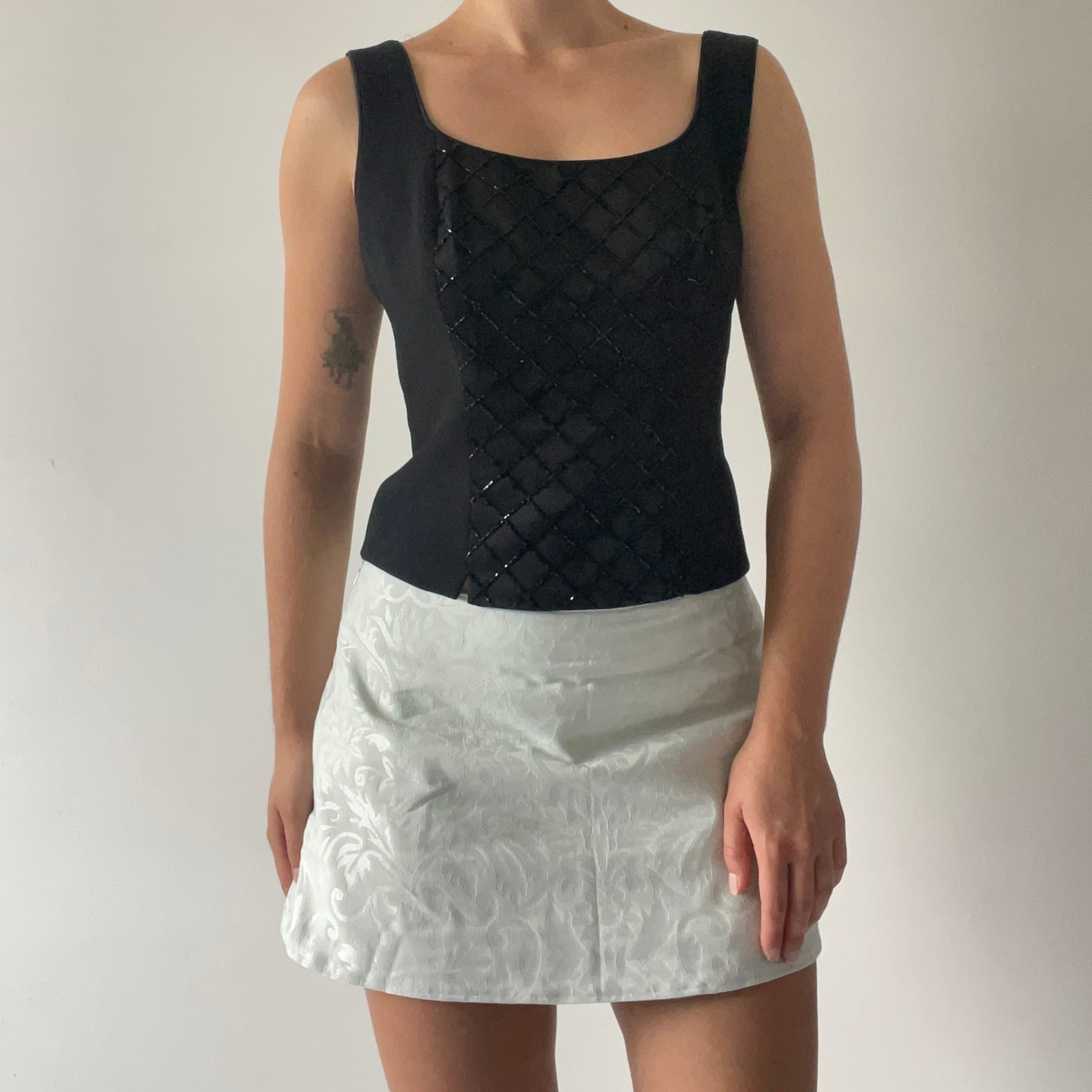Beaded Corset Top | M
