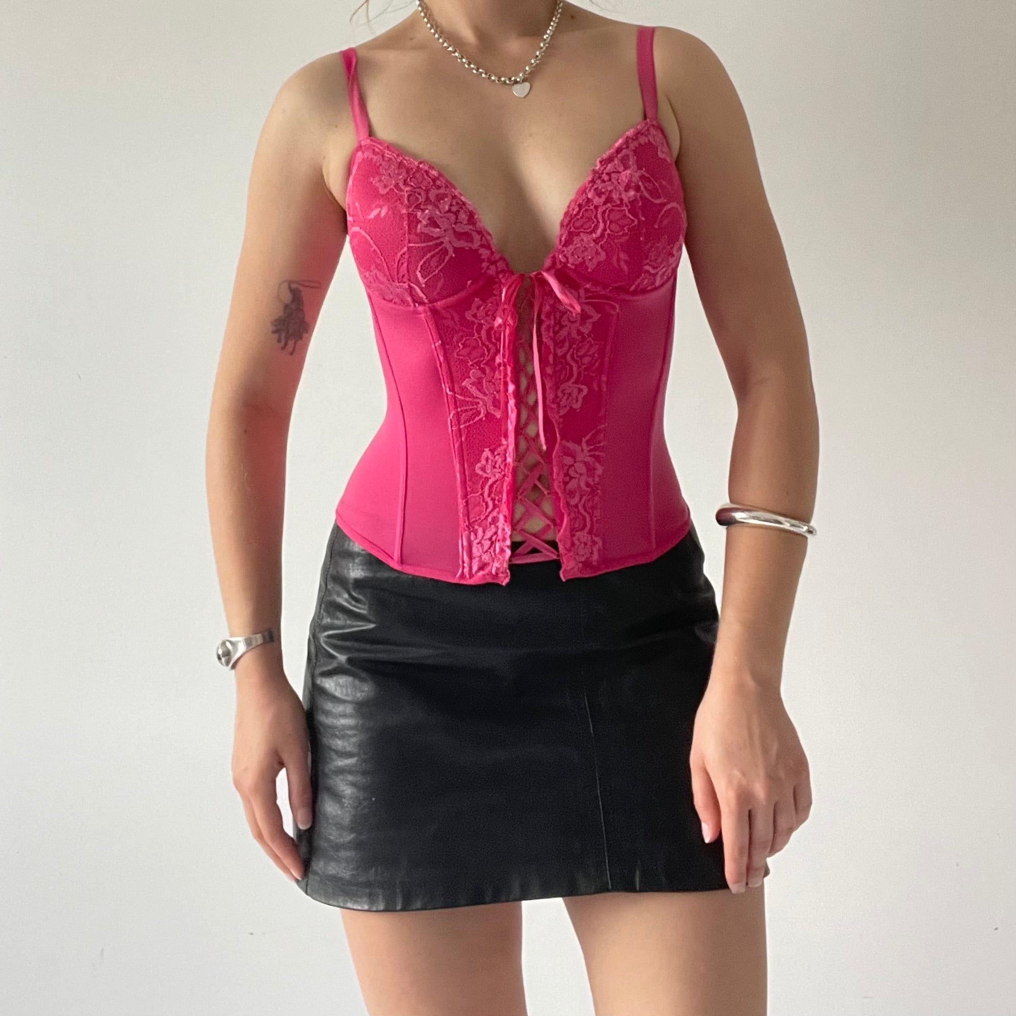 00s Lace Up Corset
