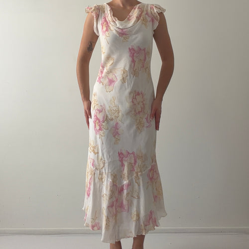 Satsuma Cowl Floral Midi Dress | 14-16