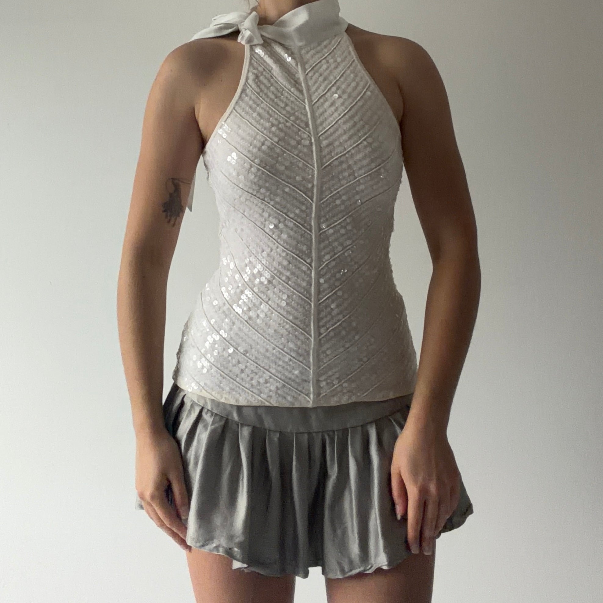 Sequin Halter Top | XXS-XS