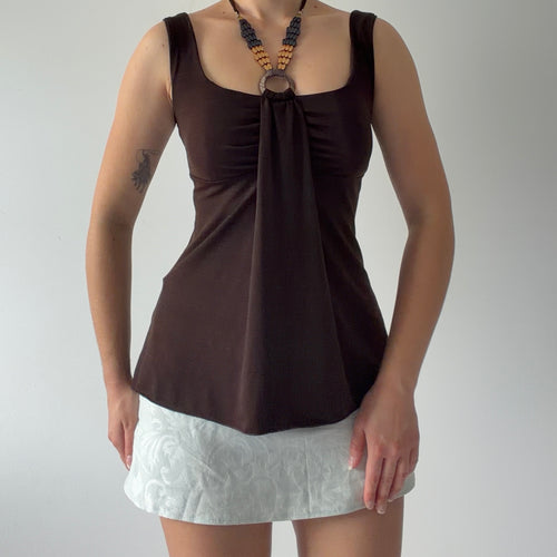 Iz Byer Beaded Halter Top | M