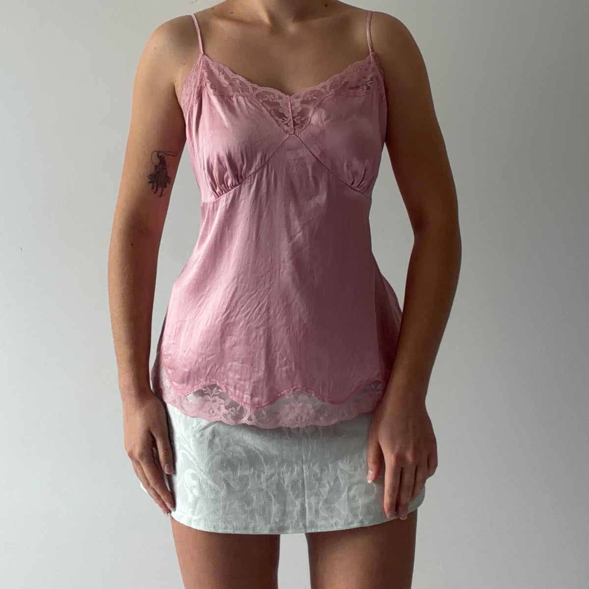 Apt 9. Silk Lace Cami | M