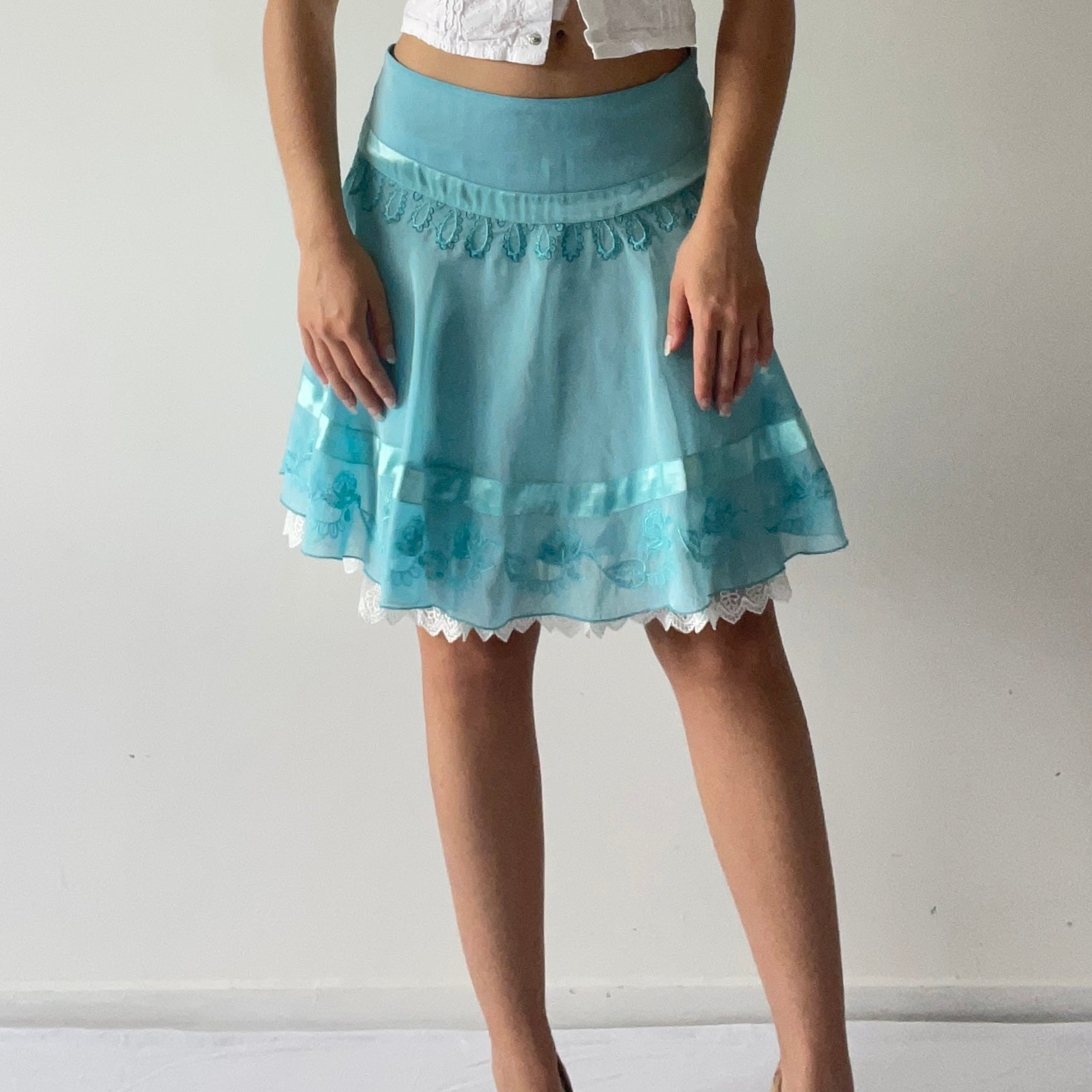 Midi Ruffle Skirt | 6-8