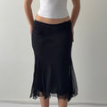 Casual Studio Silk Midi Skirt | 10-12