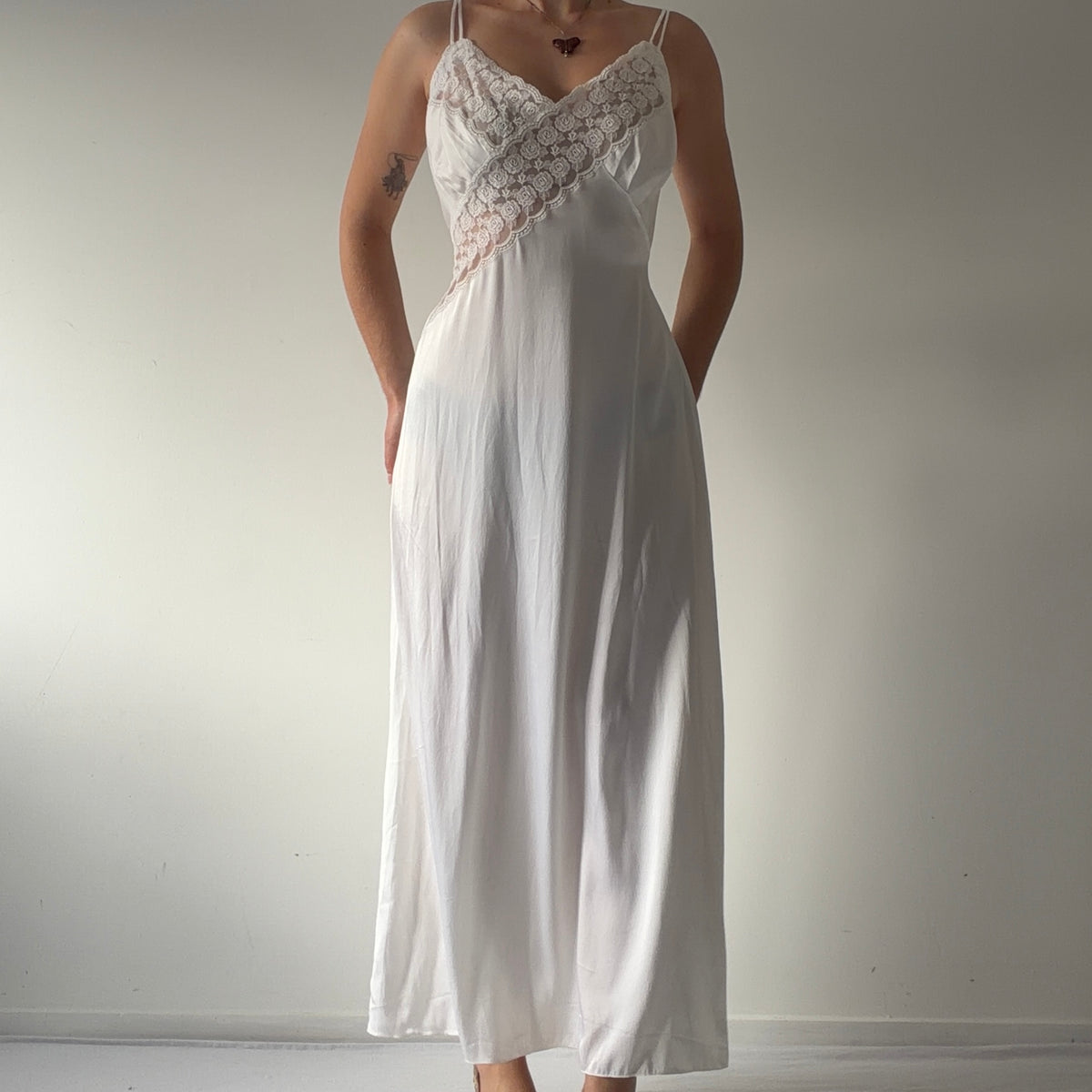 Günes Satin Slip Dress | S-M
