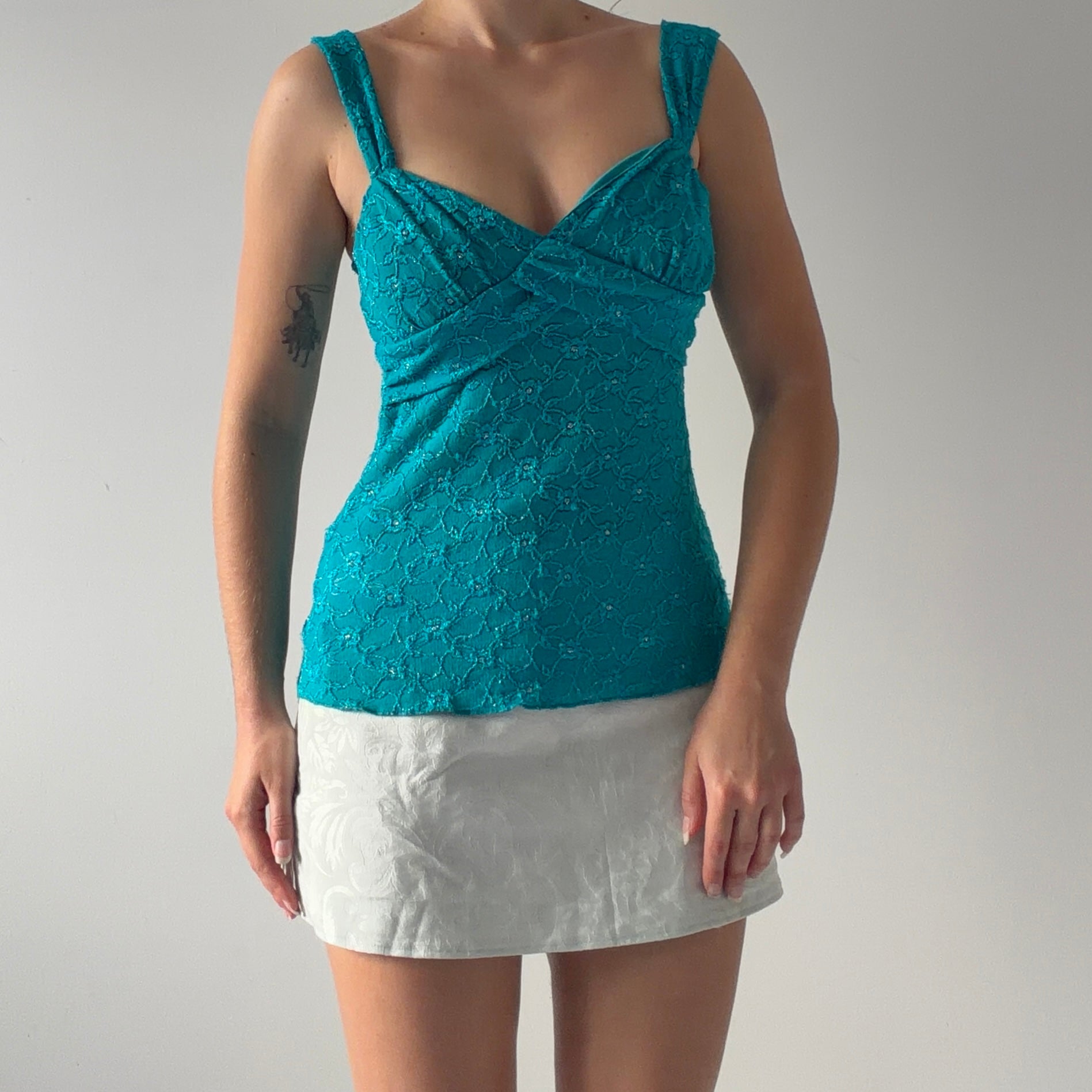Byer California Lace Babydoll Top | S