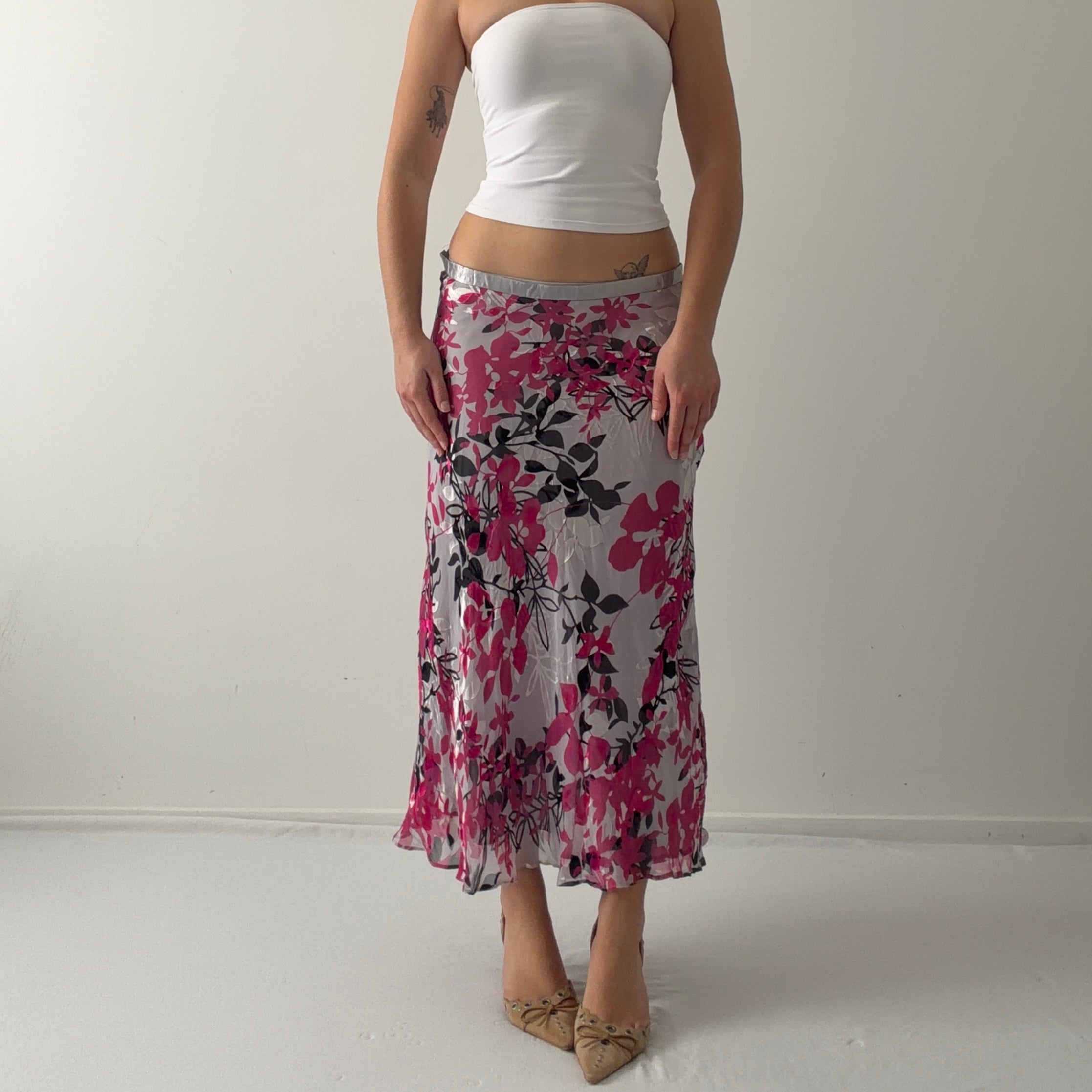 Eastex Silk Blend Bias Skirt | 12-14