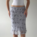 Dynamite Floral Midi Skirt | S