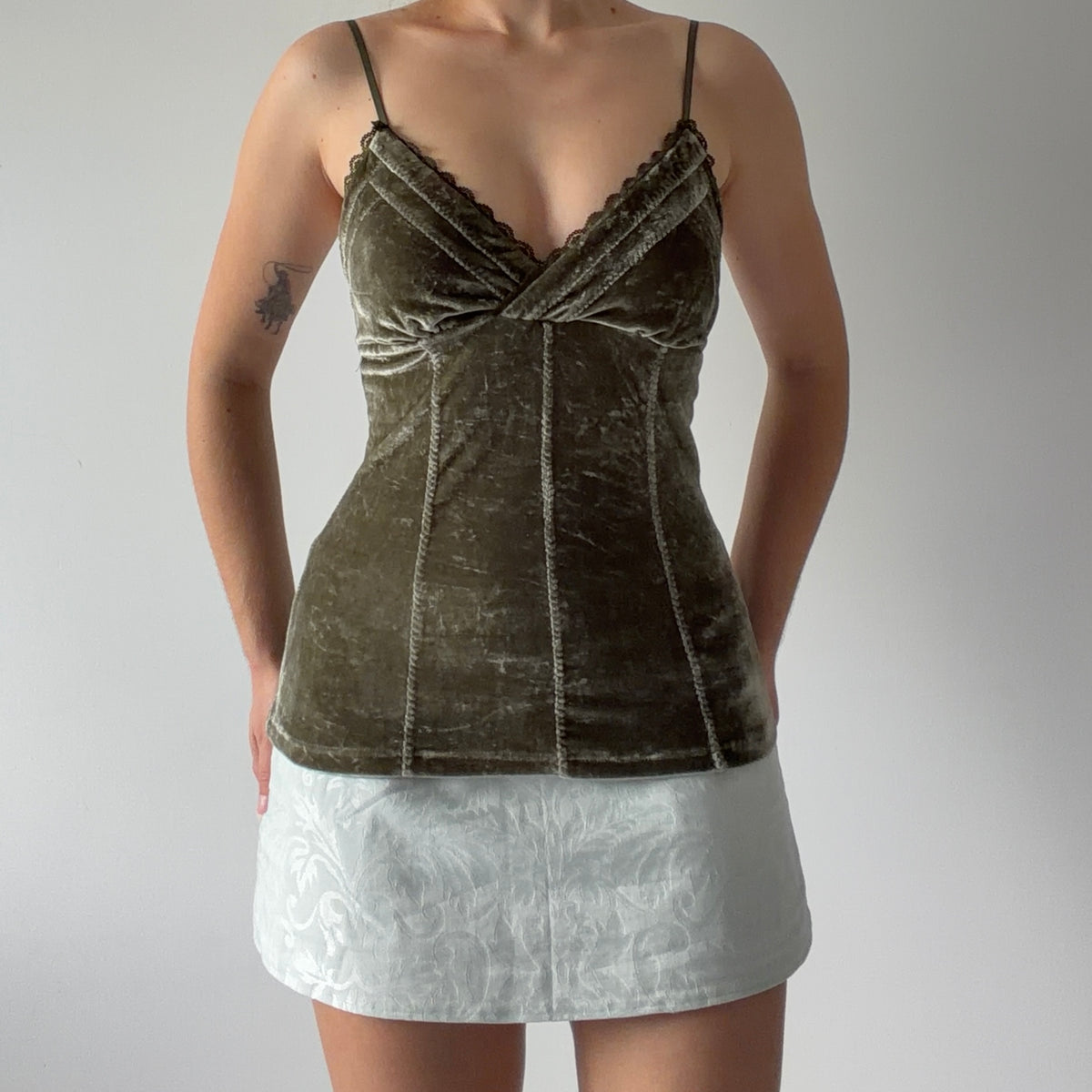 No Boundaries Velvet Cami | S