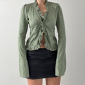 Earl Jean Ruffle Long Sleeve | 6-8