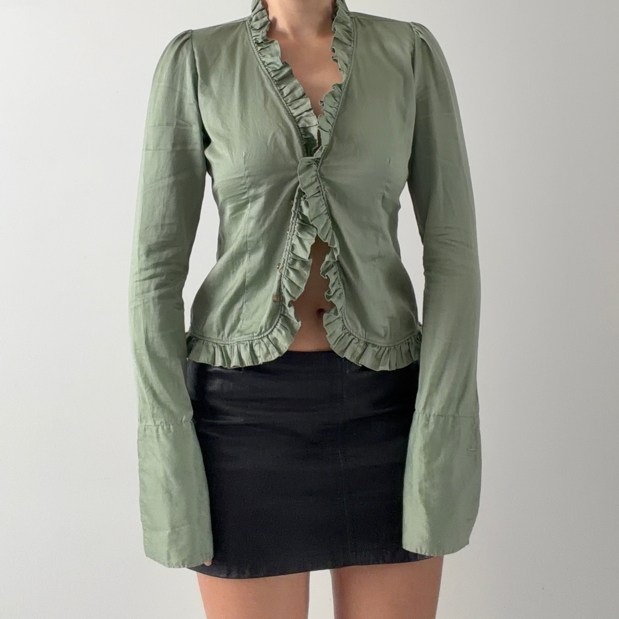 Earl Jean Ruffle Long Sleeve | 6-8