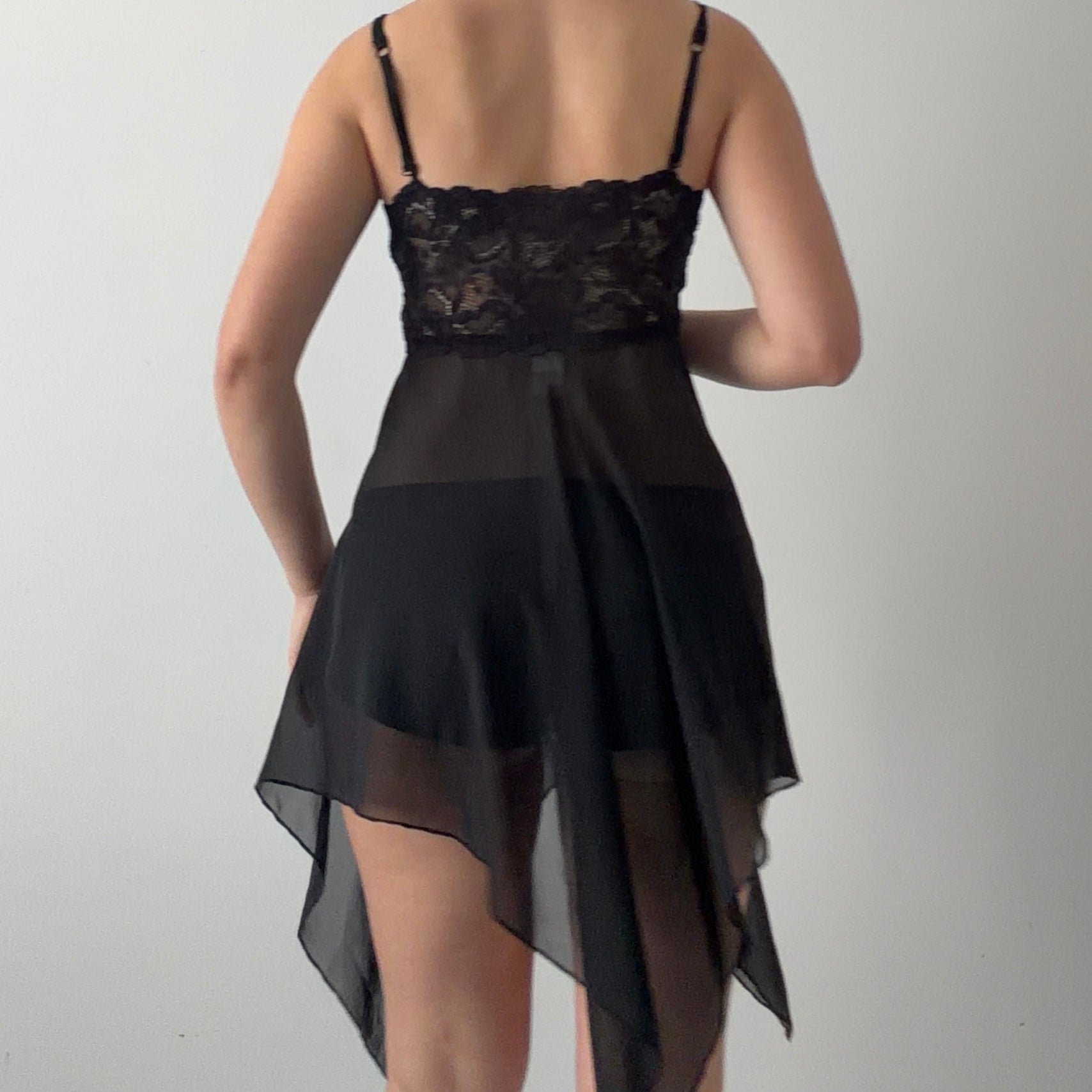 La Vie En Rose Handkerchief Slip Dress | L