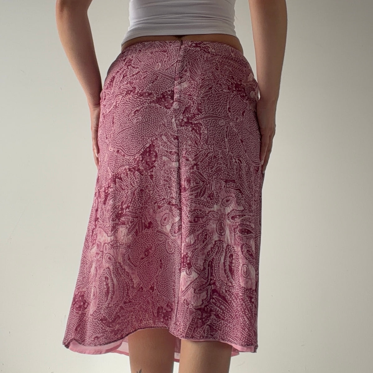 Talbots Silk Midi Skirt | XS