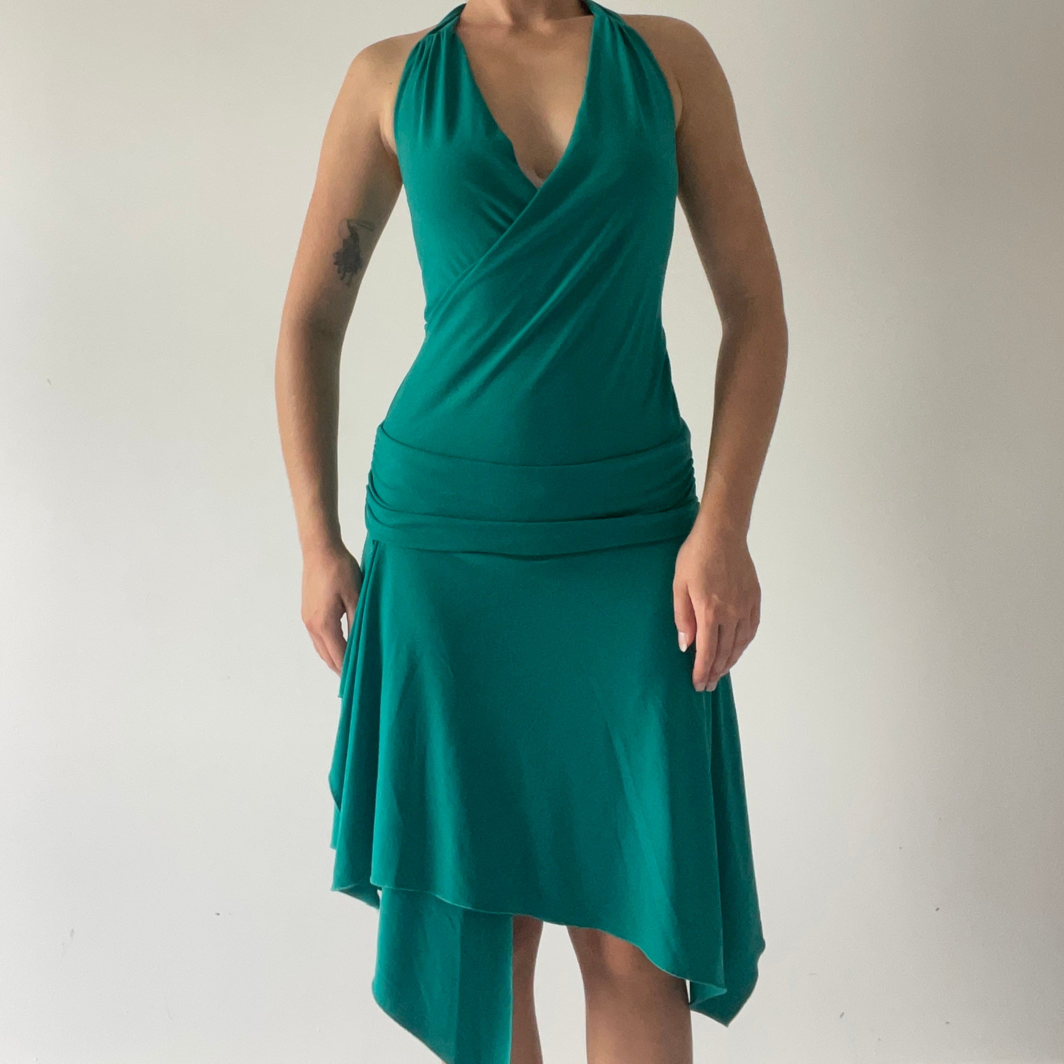 Cooper St Asymmetric Ruffle Midi Dress | Made in Australia | 8-10