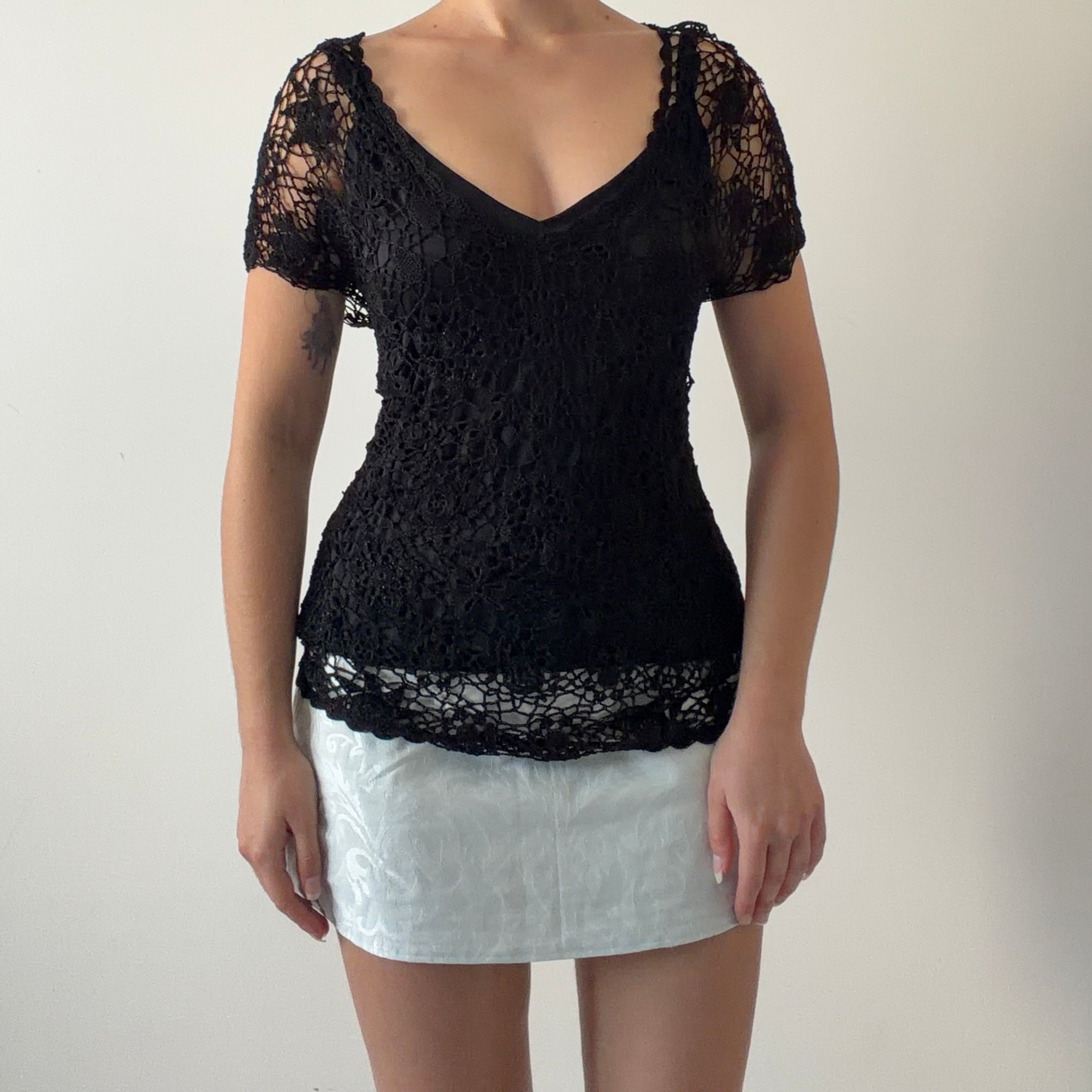 Dunnes Crochet Top | 10-12