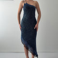 Scala Silk Asymmetric Dress | L