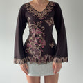 Butterfly Bell Sleeve Top | 14-16