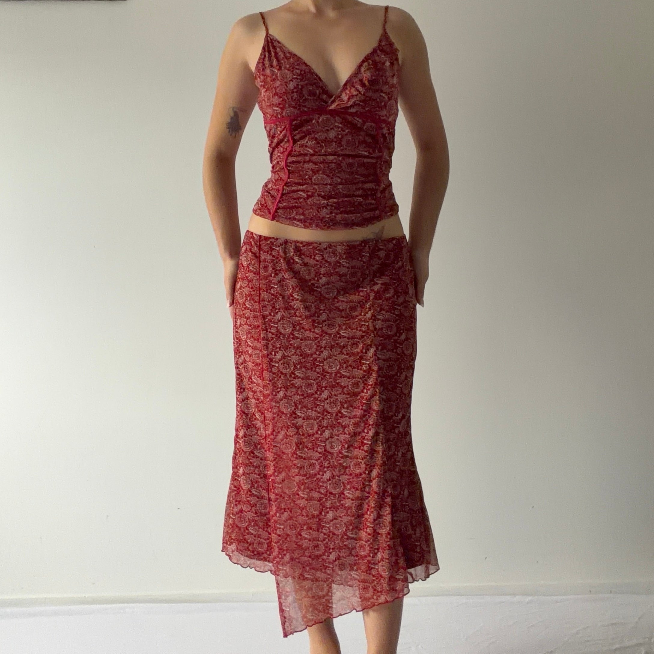 Mexx Mesh Skirt and Top Set | 10-12