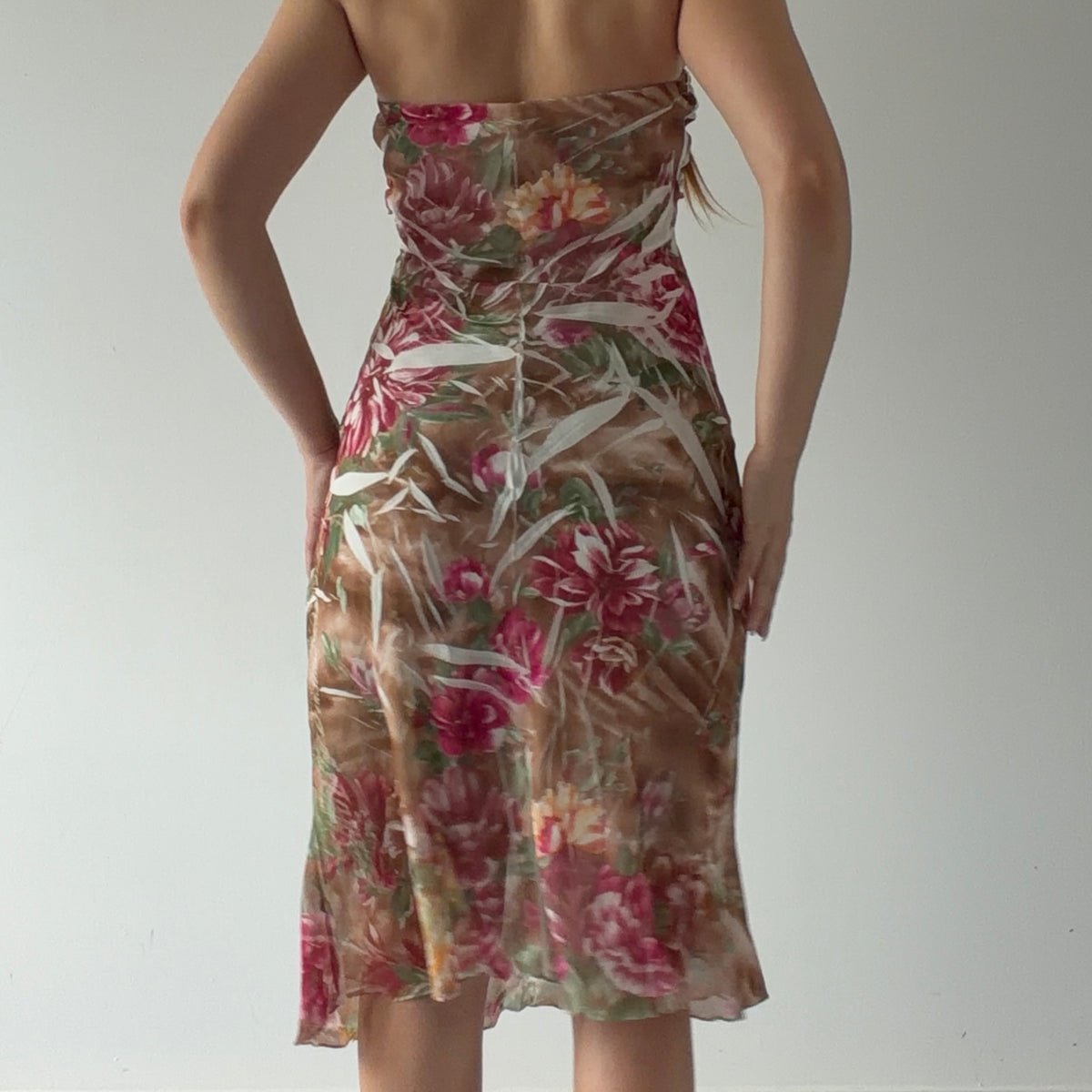 Vizio Floral Midi Dress | Made in USA | 10-12