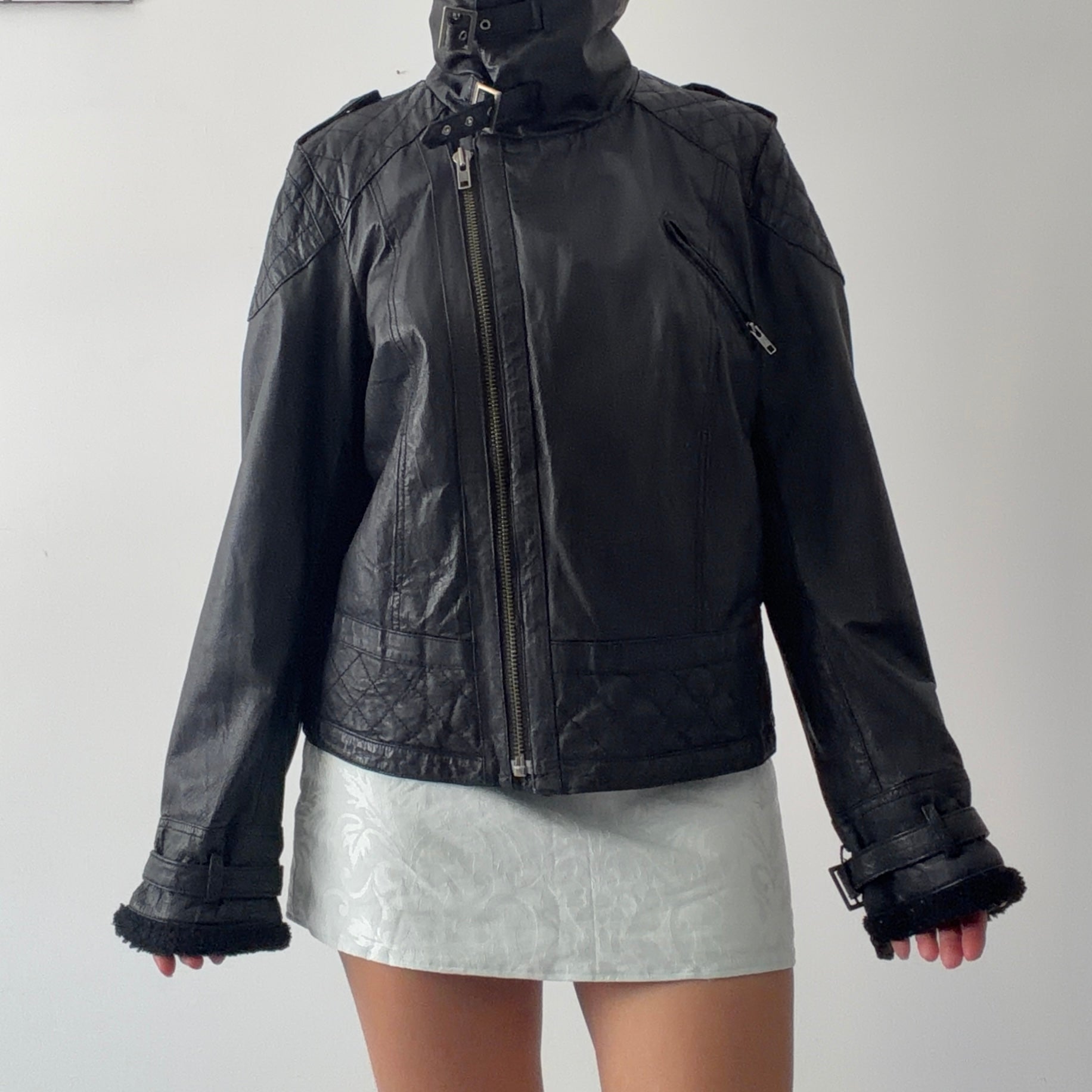 Jeanswest Leather Biker Jacket | 14-16
