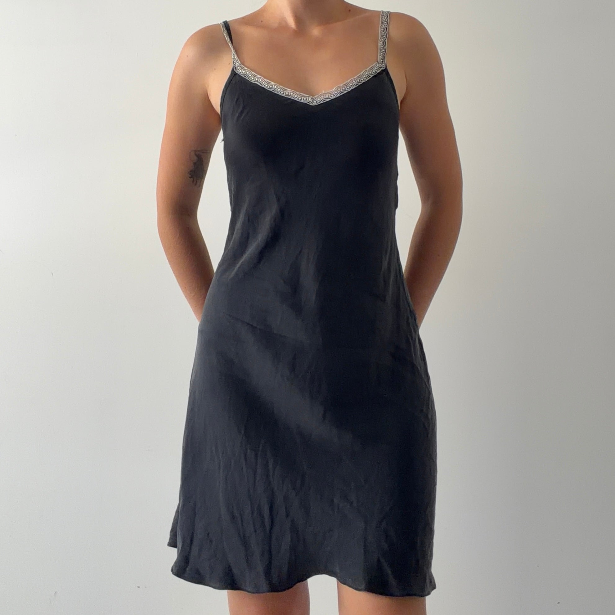 Zenza Silk Slip Dress | Made in NZ | 8-10