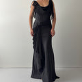Rare Pierre Cardin Cascading Rosette Gown | 12-14