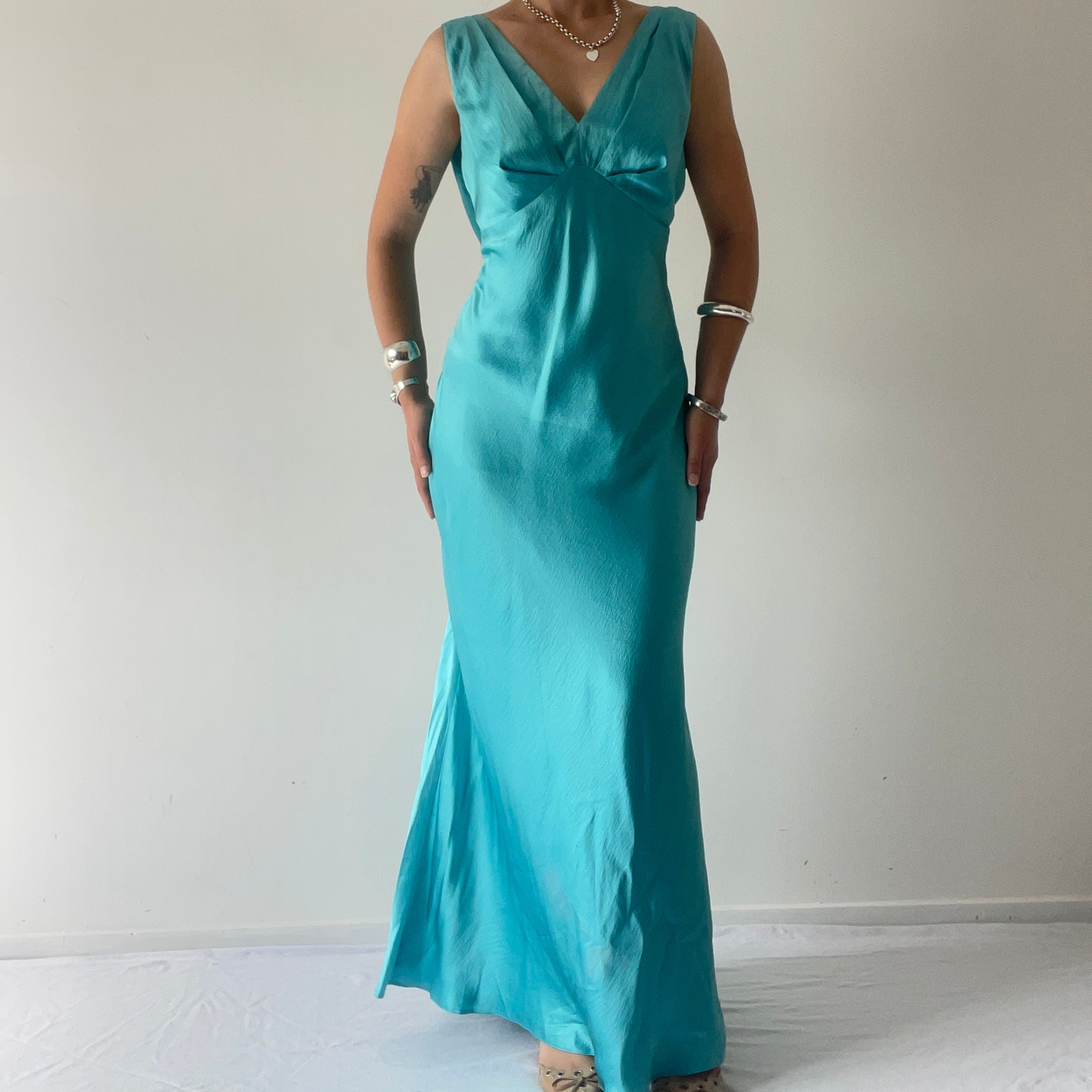 Vera Mont 100% Silk Maxi Gown | 16-18