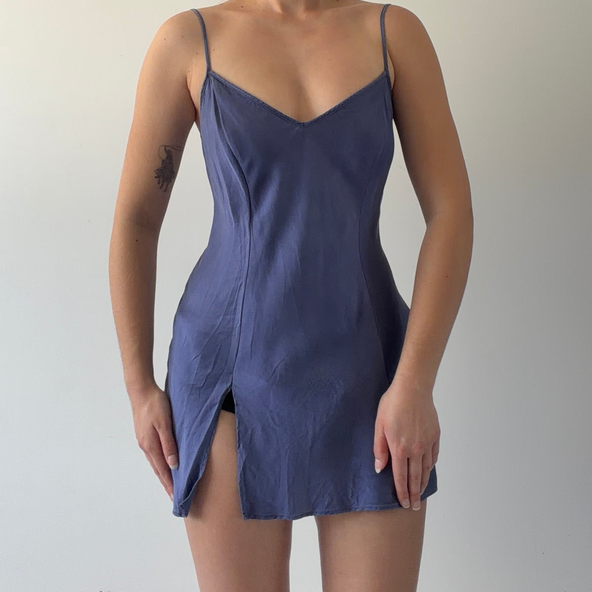 Victoria's Secret Mini Silk Slip Dress | S