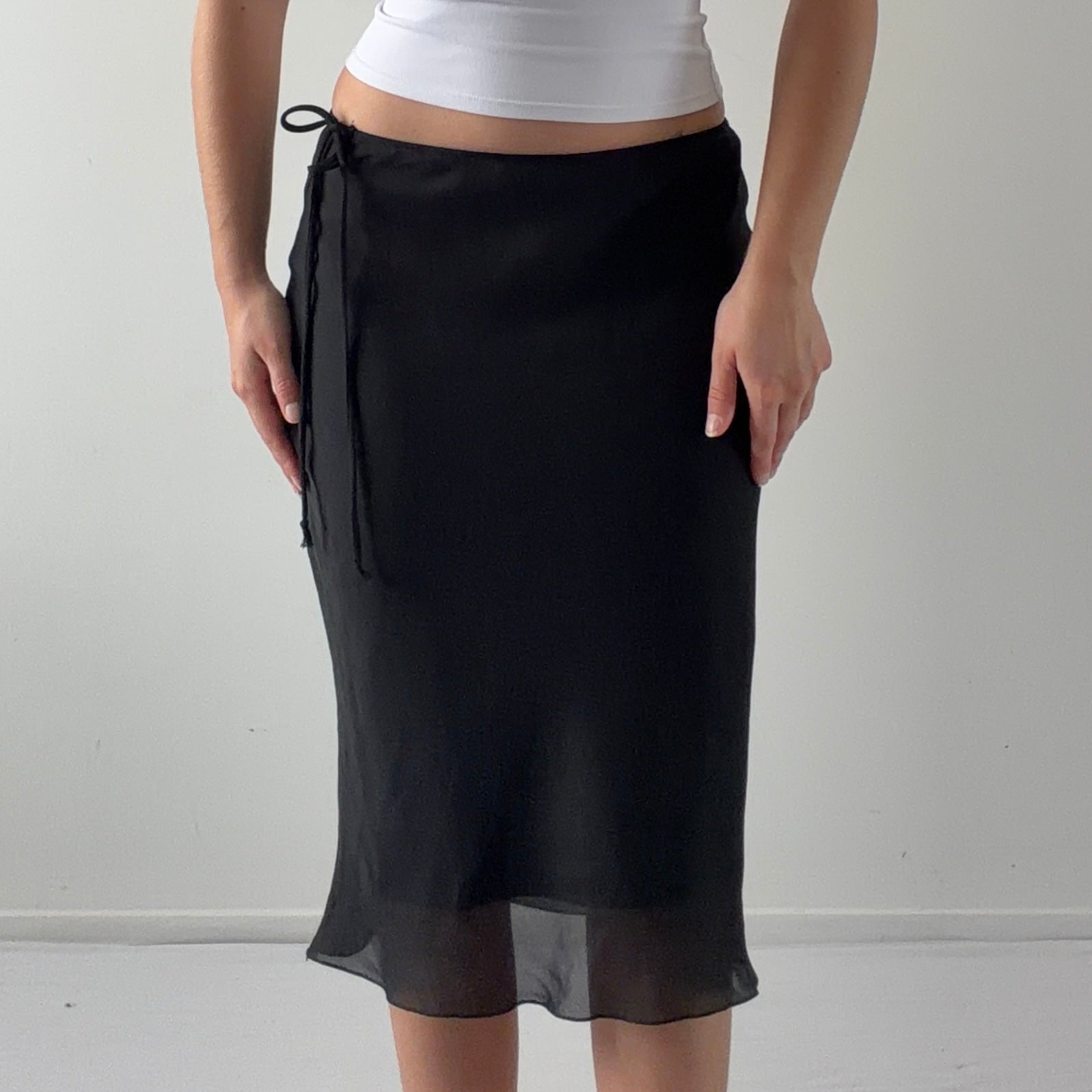 Iz Byer Midi Skirt | Made in USA | 6-8