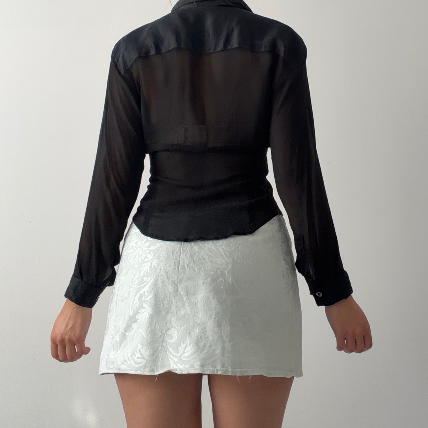 Silk Button Up | 8-10