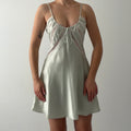 Lace Satin Slip Dress | S