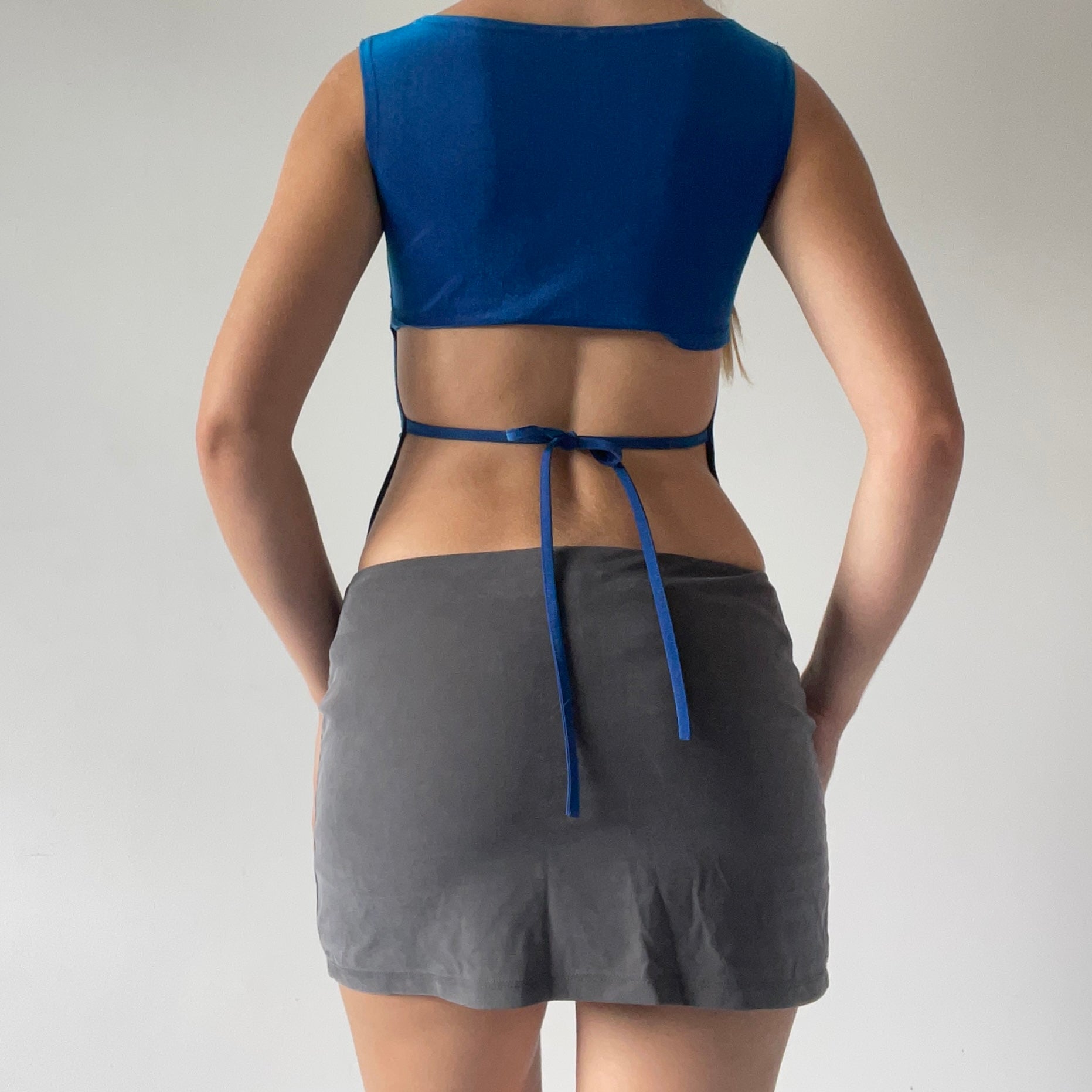 90s Iridescent Cutout Cami Tank | 6-8