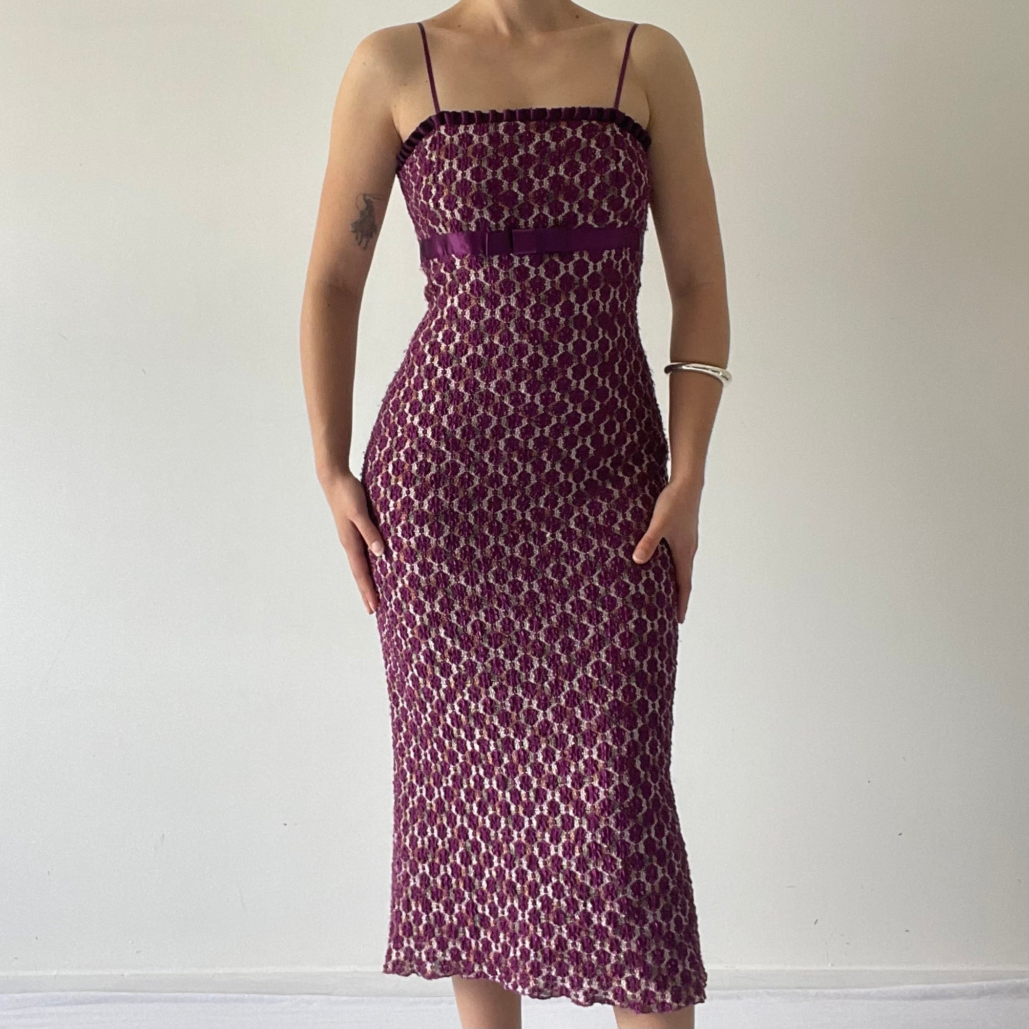 Lace Babydoll Midi Dress | 6-8