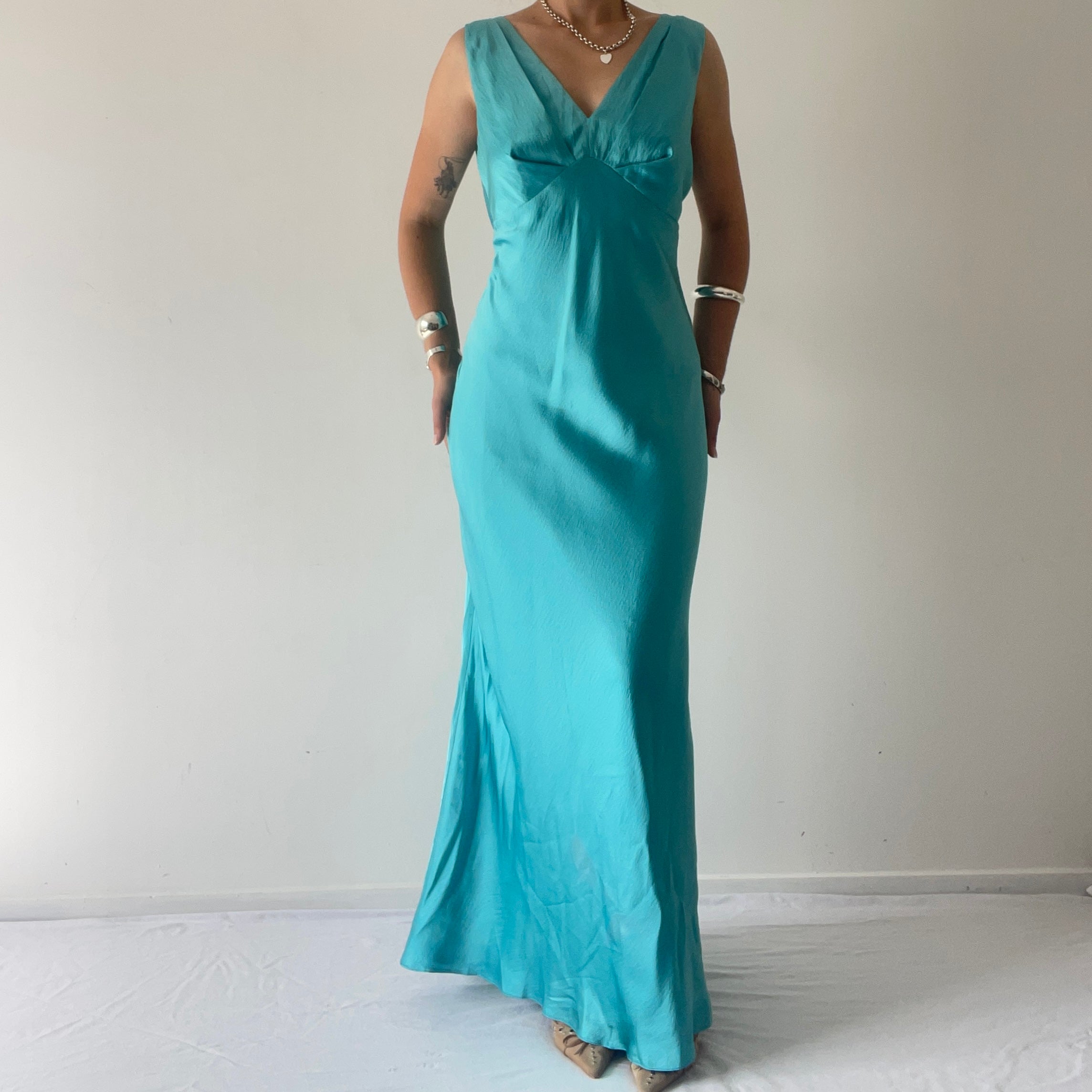 Vera Mont 100% Silk Maxi Gown | 16-18