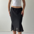 Reitmans Polka Dot Bias Skirt | 12-16