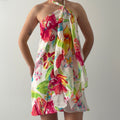 Ralph Lauren Silk Halter Dress | L