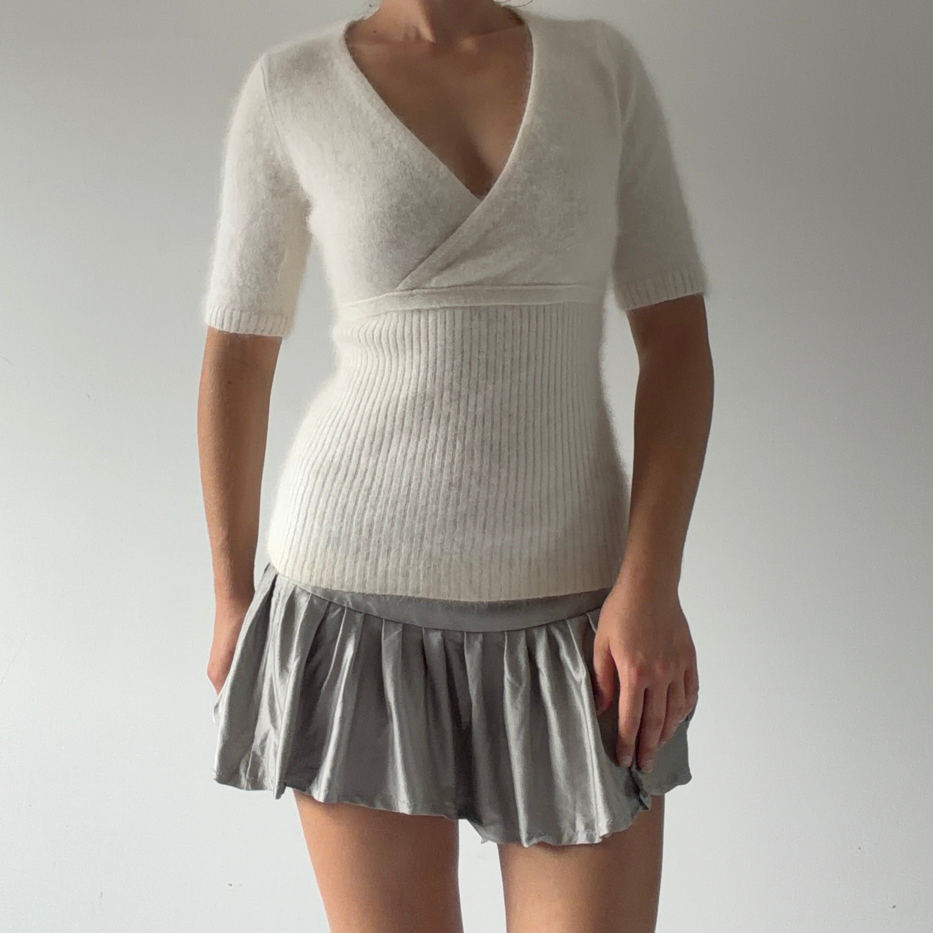 Esprit Angora Wrap Top | 8-10