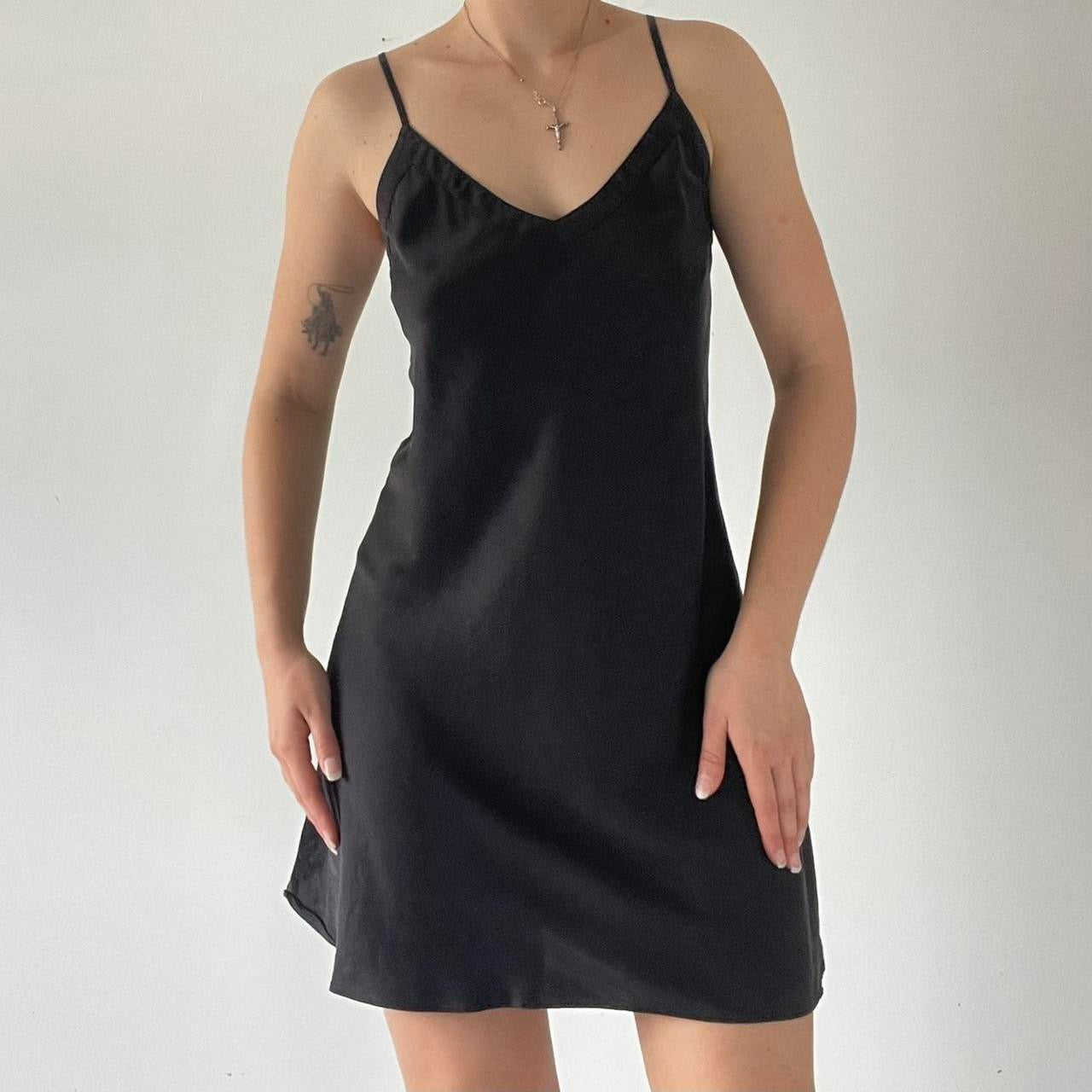 Ginia Silk Mini Dress | 12-14