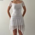 Taboo Asymmetric Midi Dress | S