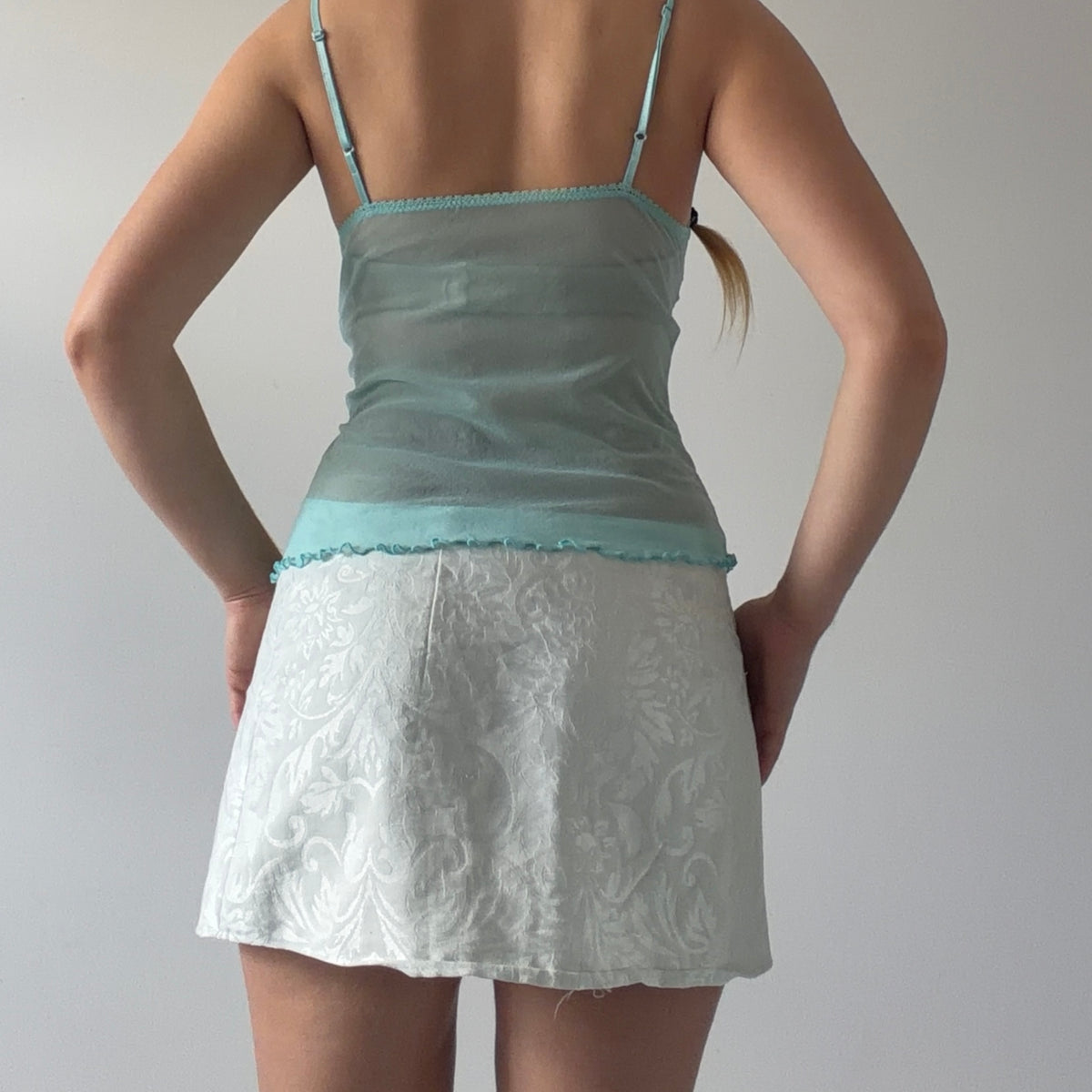 On Gossamer Mesh Cami | S