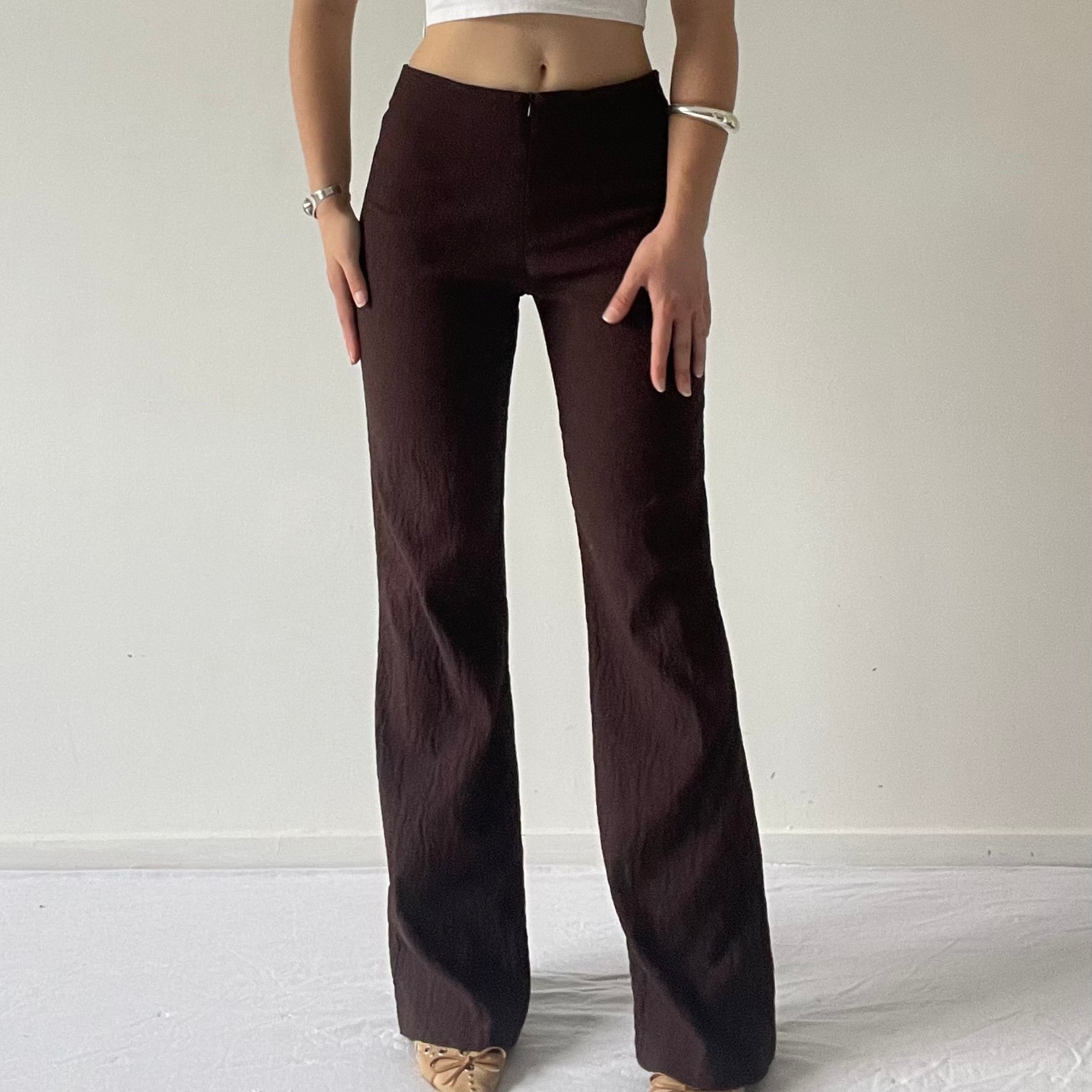 Spiral Bootcut/Straight Pants | 10-12