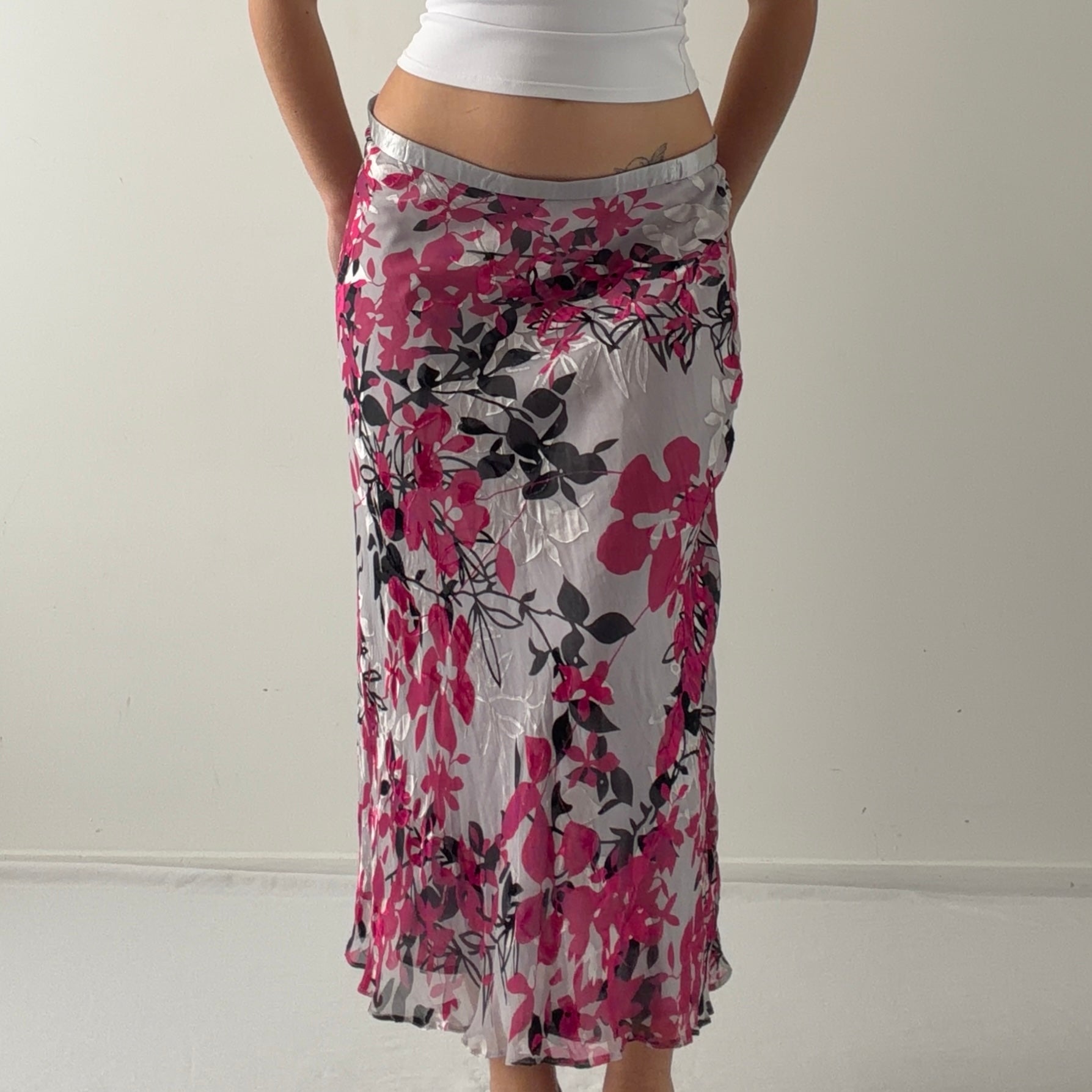 Eastex Silk Blend Bias Skirt | 12-14