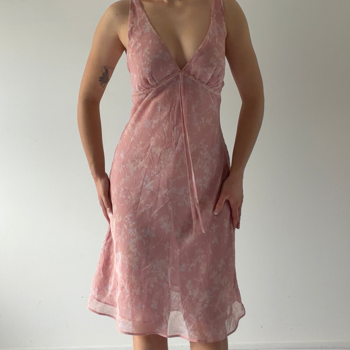 Etam Babydoll Midi Dress | M